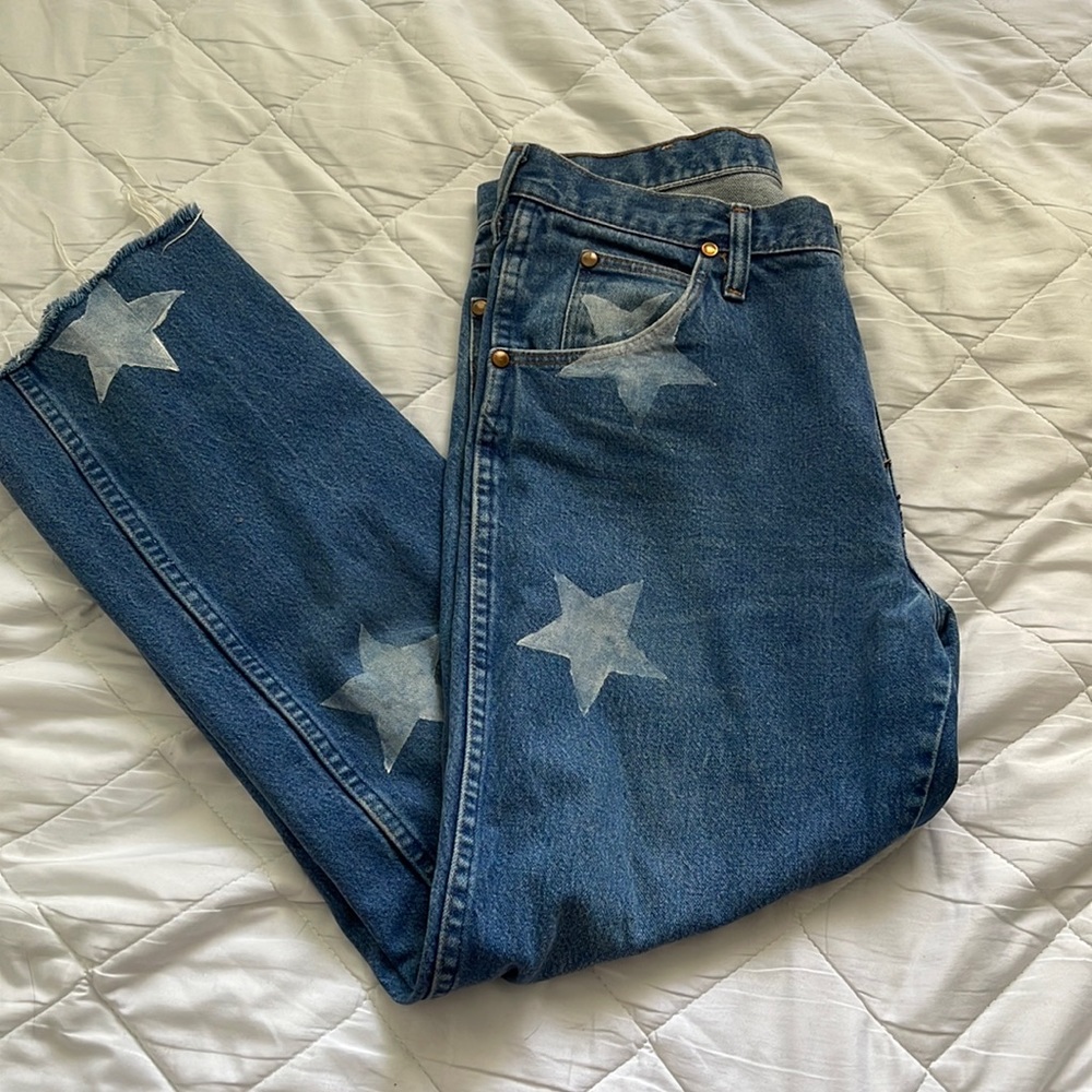 High Waisted Star Wrangler Jeans